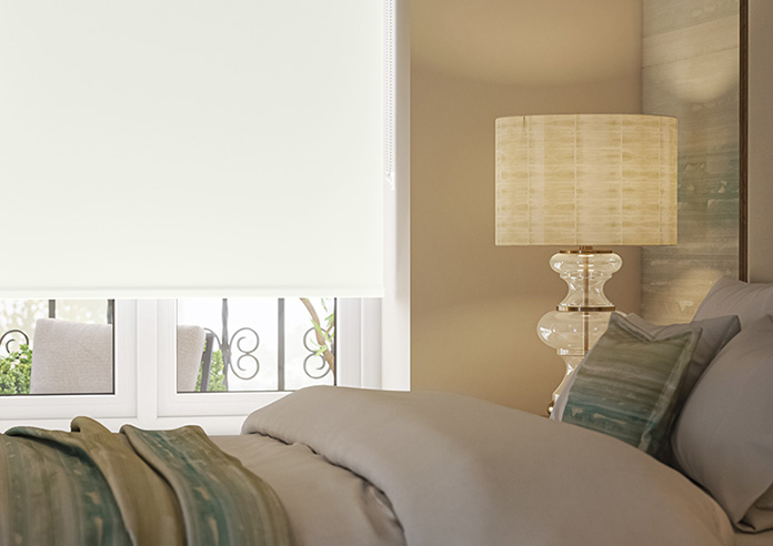 Palermo (Blackout), White - Roller Blind - Image 5